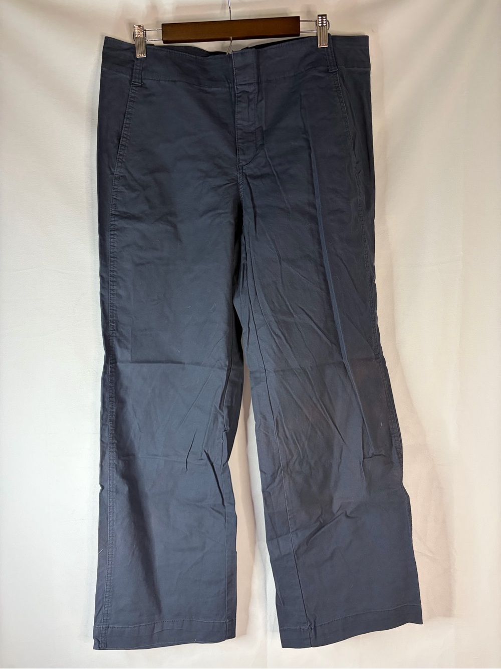 Classic Navy Cotton Pants